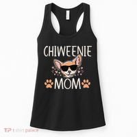 Chiweenie Love Cool Chihuahua Cute Dog Mom Owner Lover Women's Tank Top thumb 0