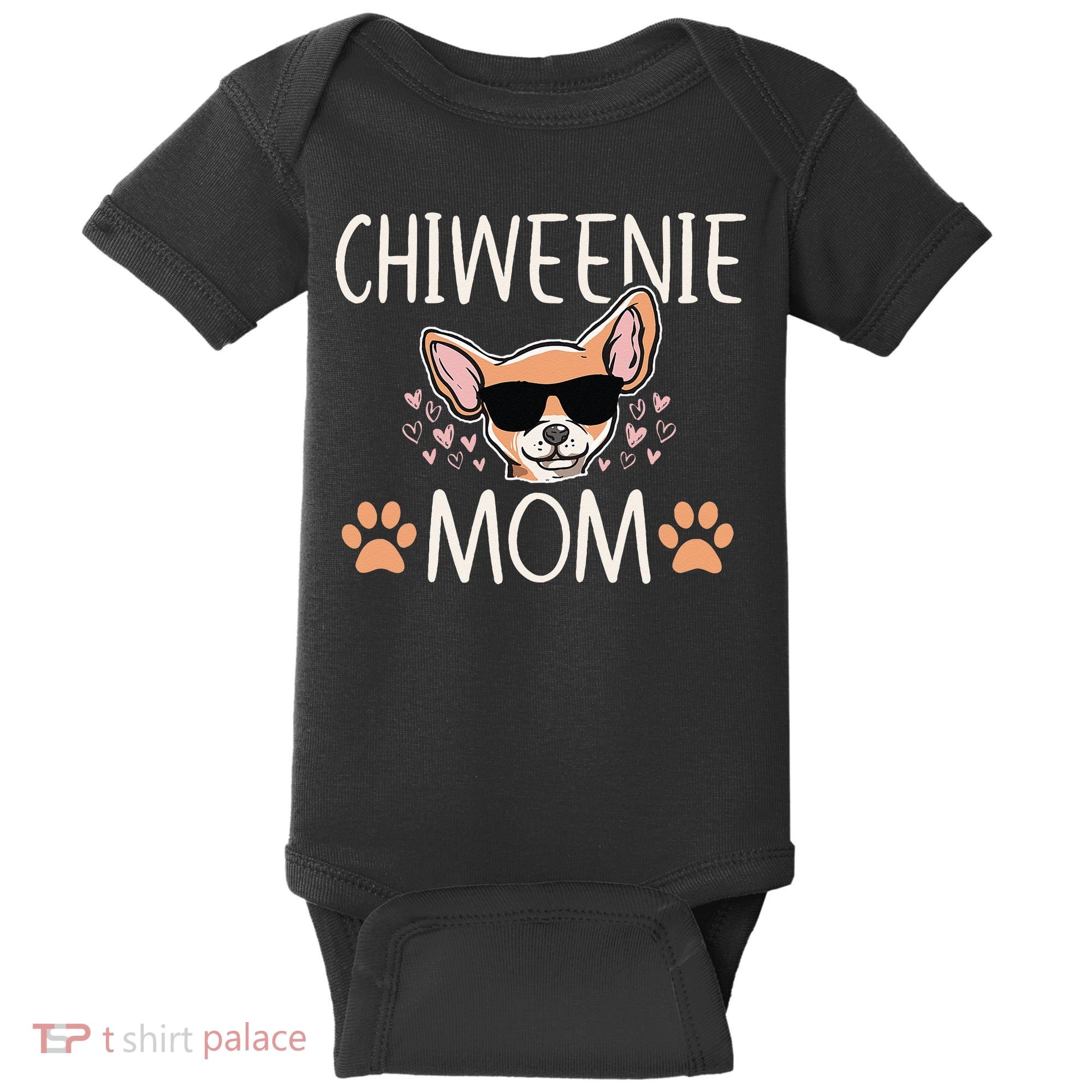Chiweenie Love Cool Chihuahua Cute Dog Mom Owner Lover Baby Bodysuit
