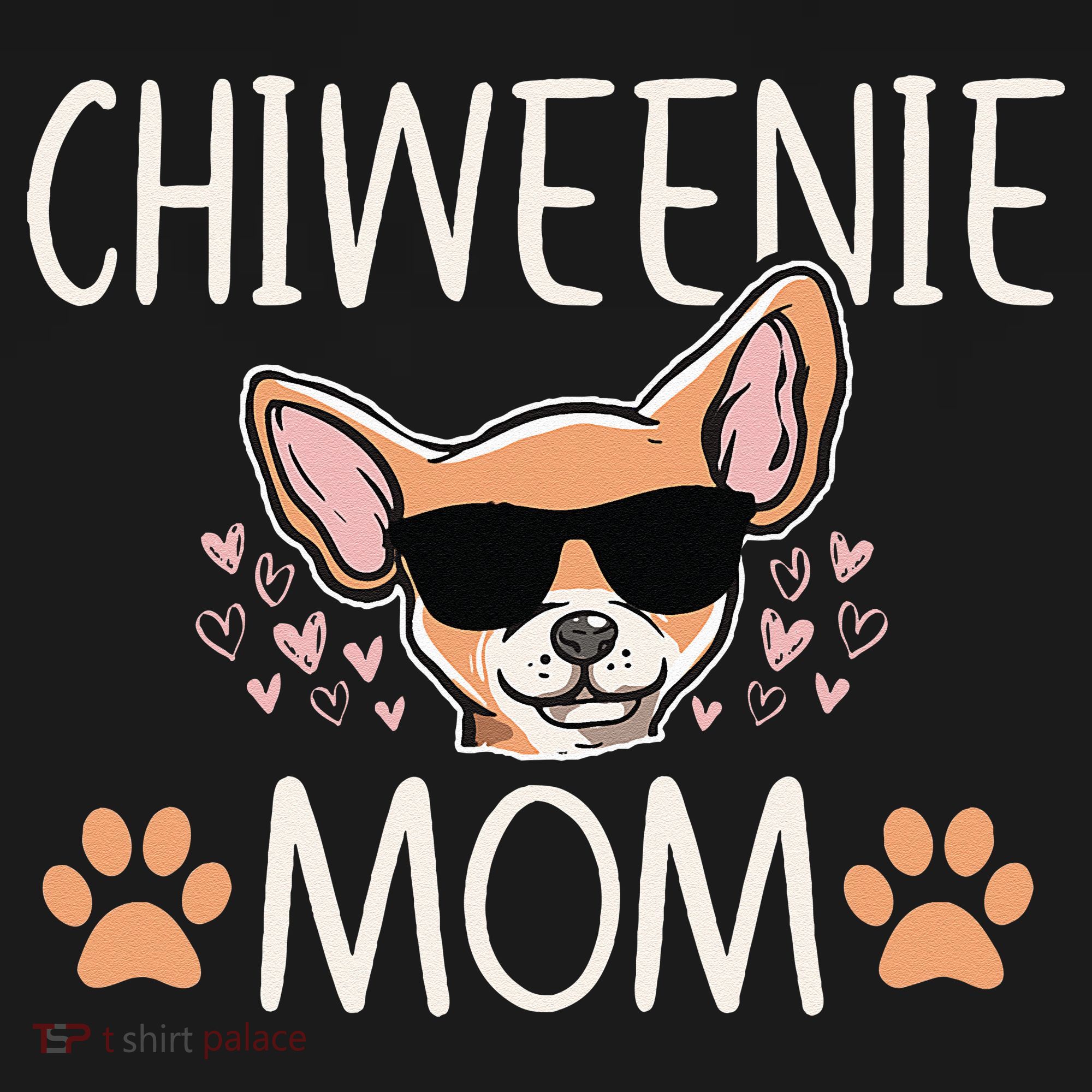 Chiweenie Love Cool Chihuahua Cute Dog Mom Owner Lover Toddler Hoodie