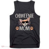 Chiweenie Love Cool Chihuahua Cute Dog Mom Owner Lover Tank Top thumb 0