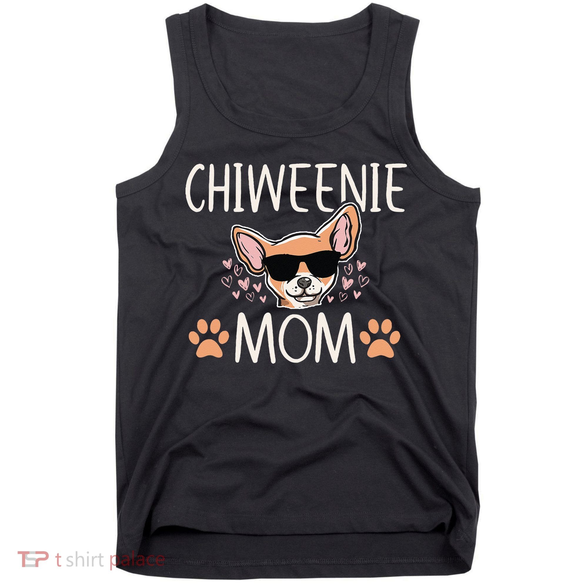 Chiweenie Love Cool Chihuahua Cute Dog Mom Owner Lover Tank Top