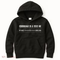 Cribbage Lover Cribbage Board Game Champion Cribbage Kids Hoodie thumb 0