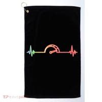 Car Lover Car Racing Speedometer Car Enthusiast Golf Towel thumb 0