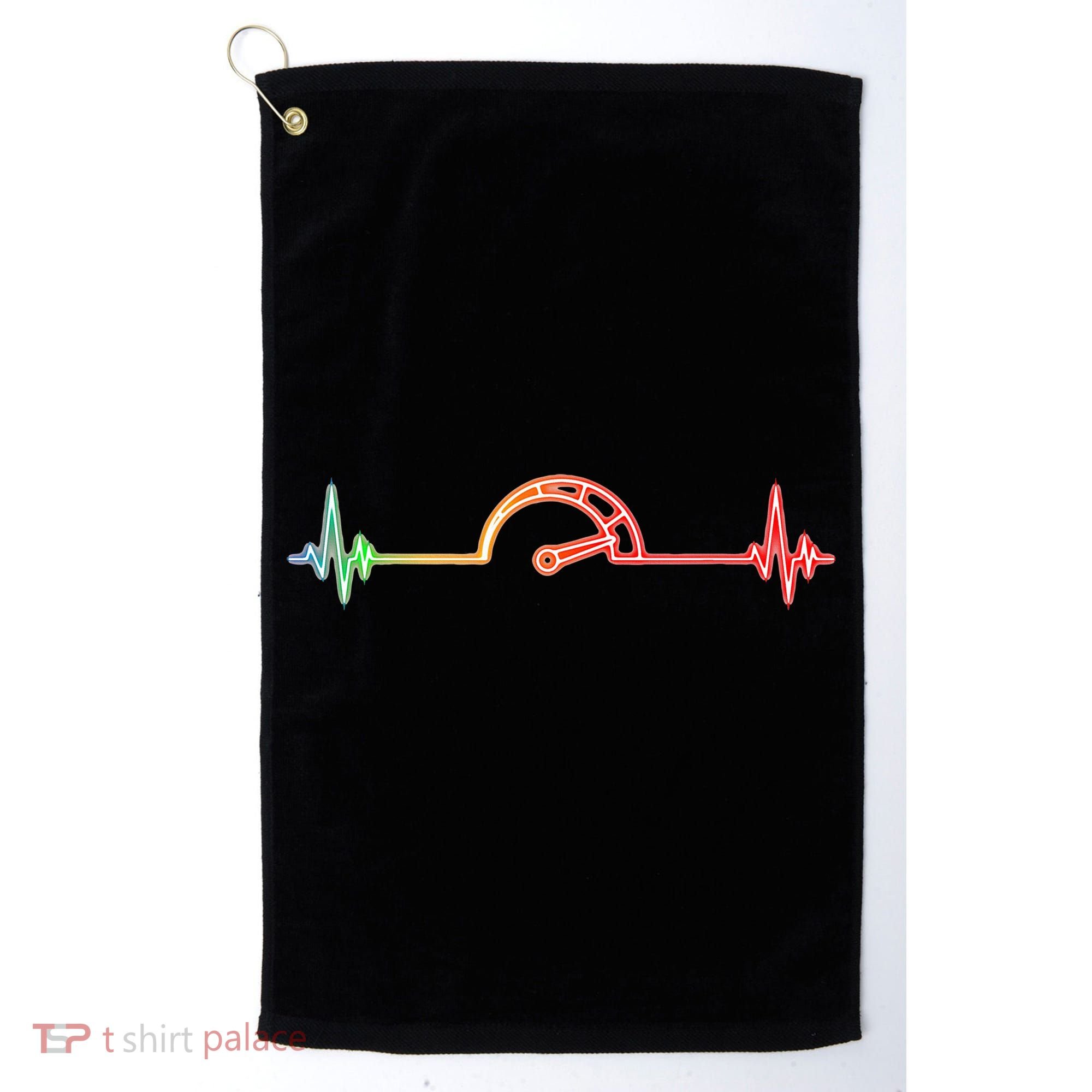 Car Lover Car Racing Speedometer Car Enthusiast Golf Towel