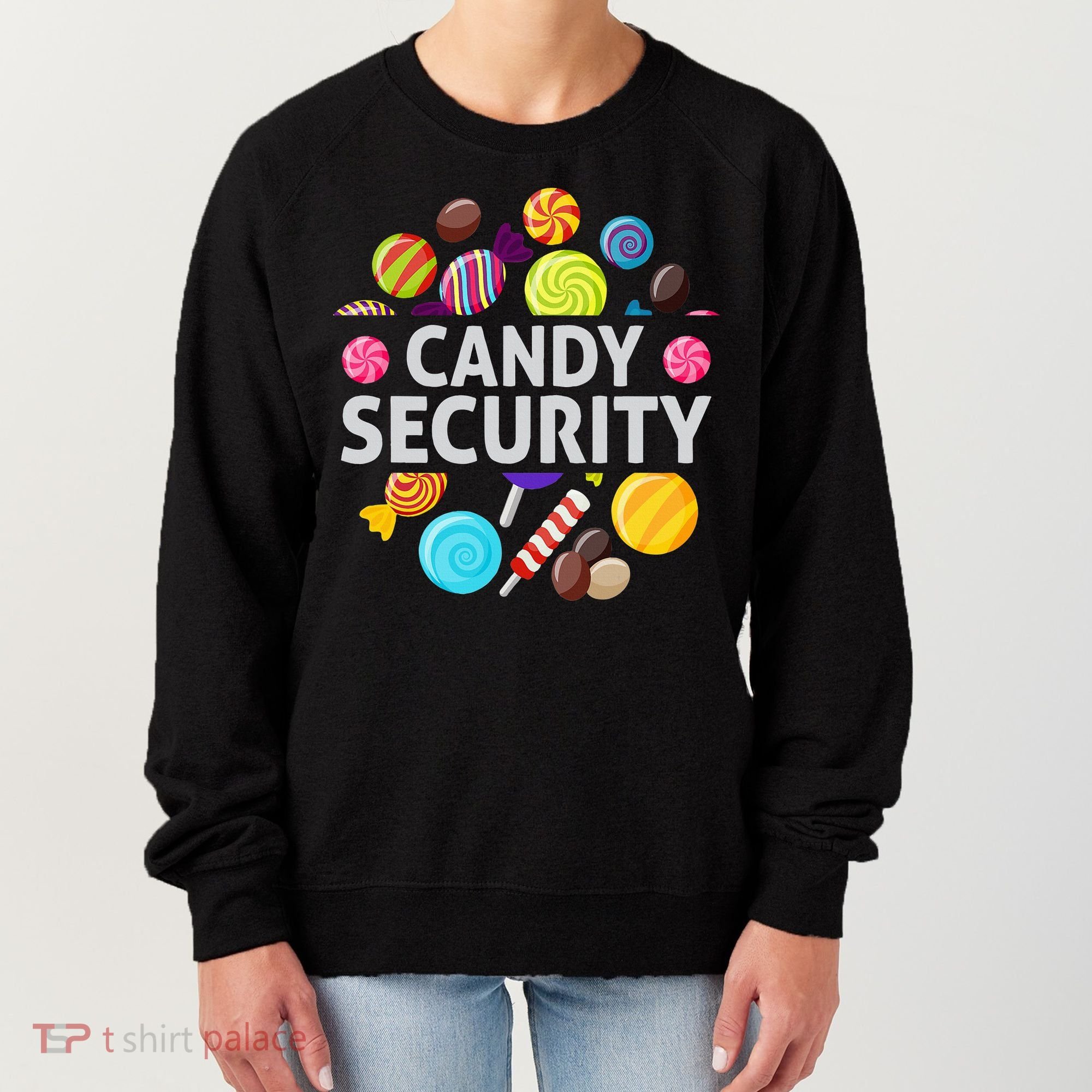 candy land costumes adult candy land candy security Women's Sweatshirt