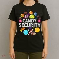 candy land costumes adult candy land candy security T-Shirt thumb 4