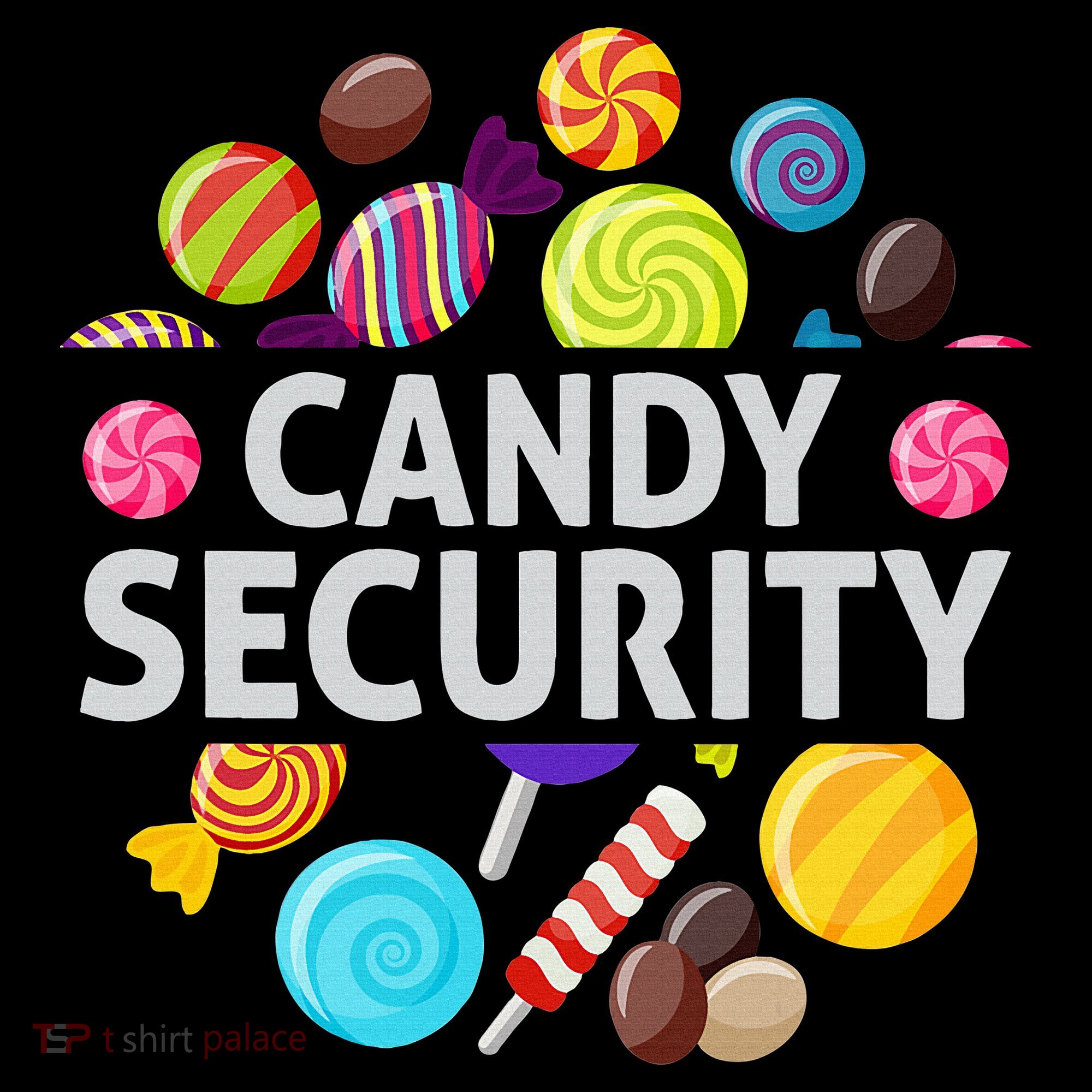 candy land costumes adult candy land candy security T-Shirt