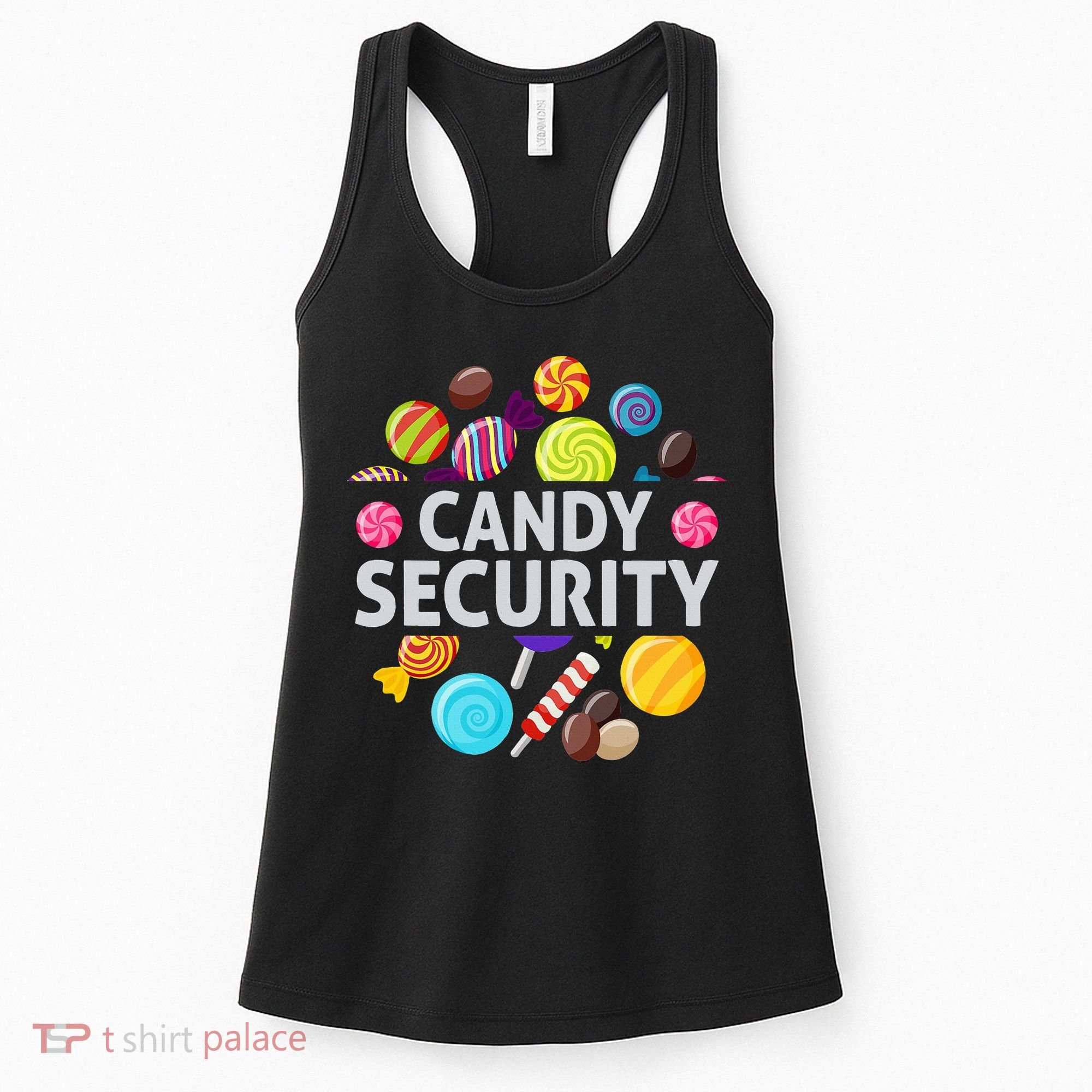 candy land costumes adult candy land candy security Women's Tank Top