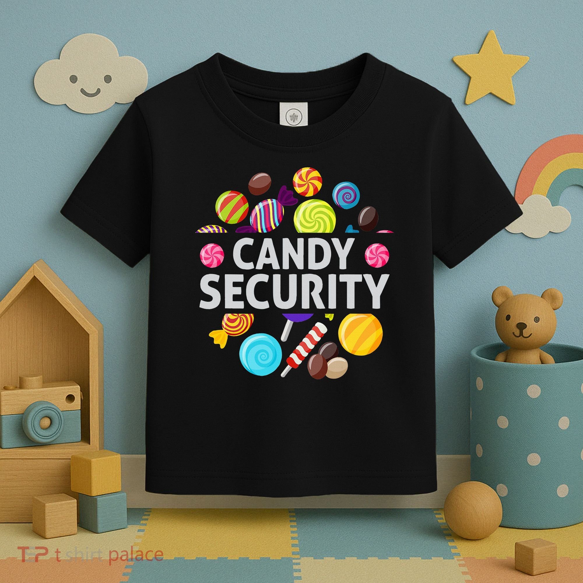 candy land costumes adult candy land candy security Toddler T-Shirt