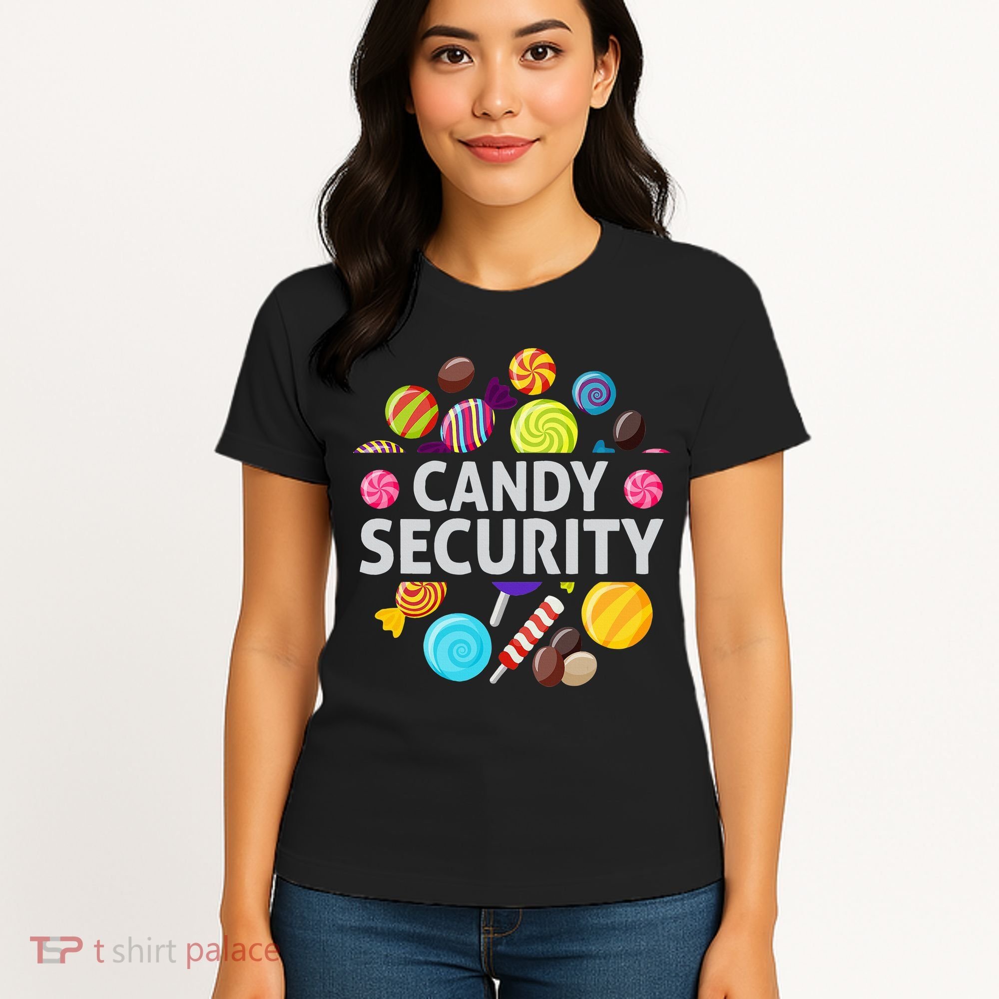 candy land costumes adult candy land candy security Women's T-Shirt