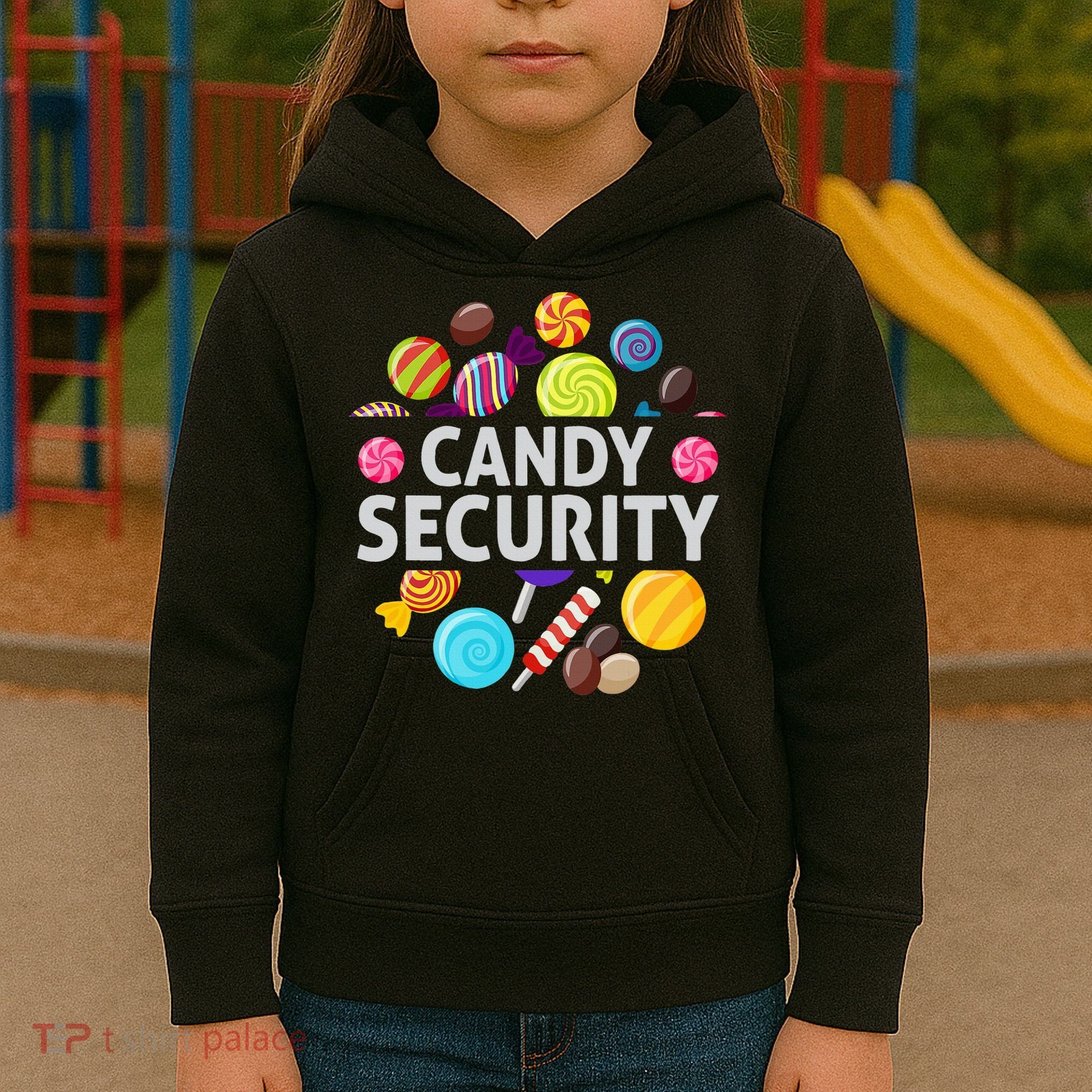 candy land costumes adult candy land candy security Kids Hoodie
