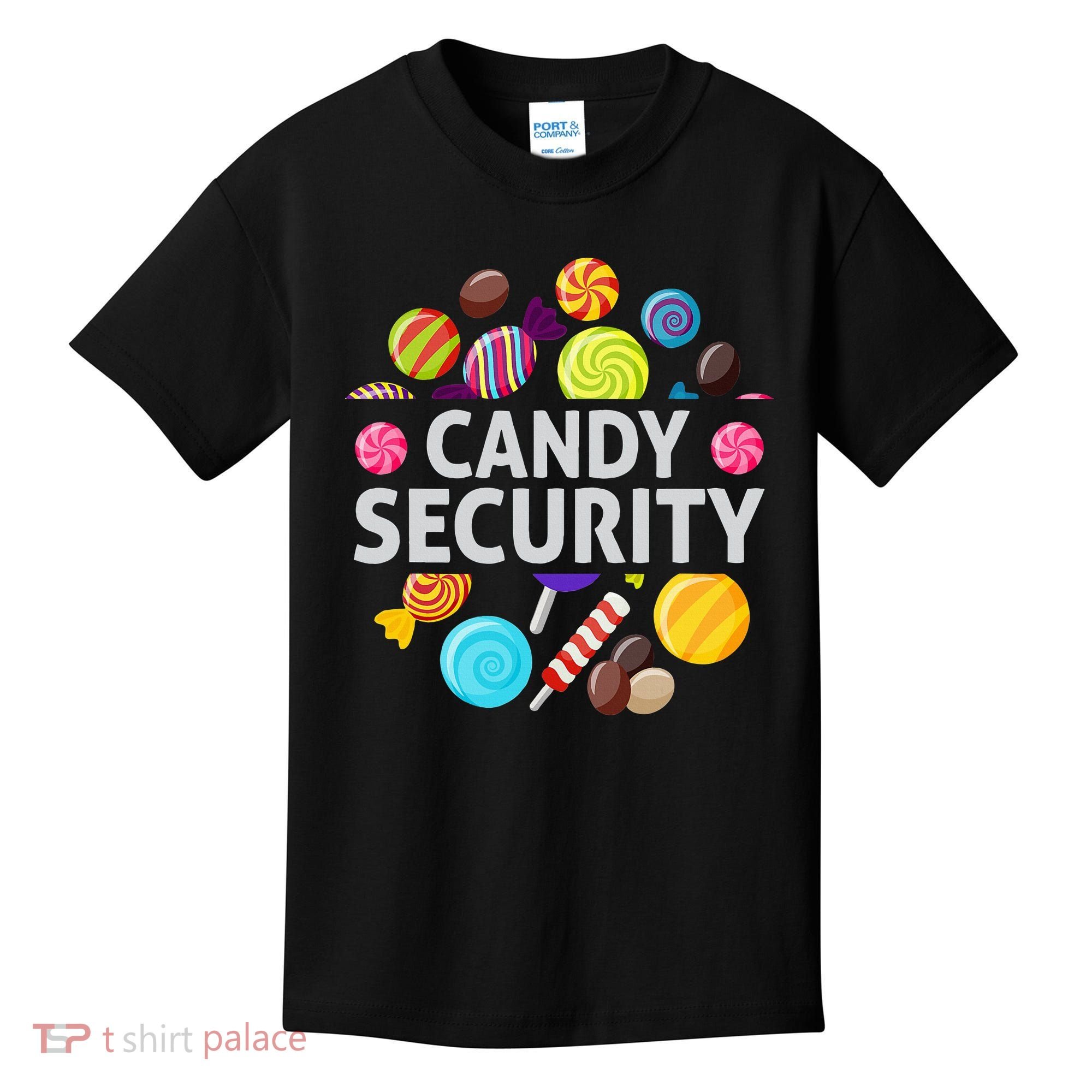 candy land costumes adult candy land candy security Kids T-Shirt