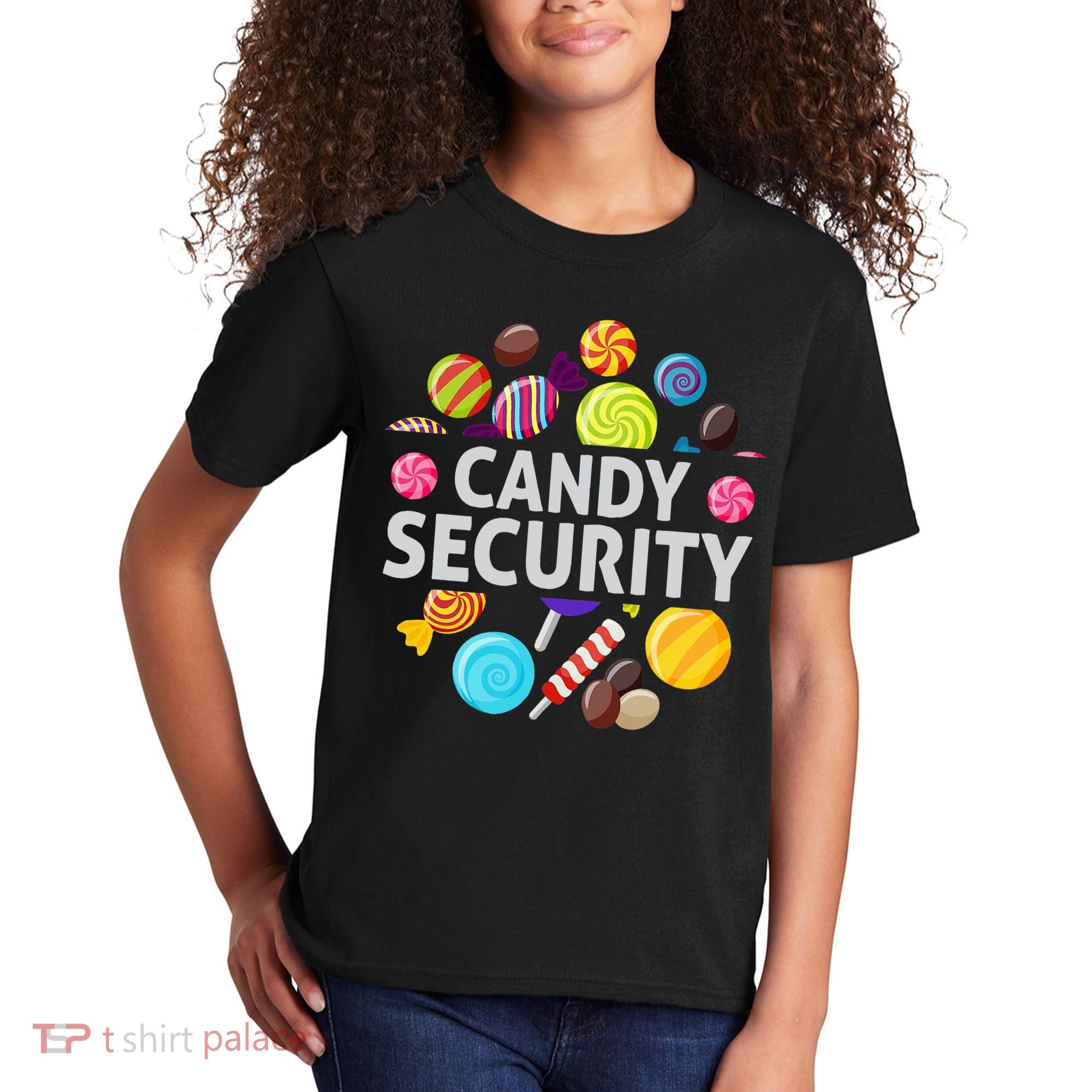 candy land costumes adult candy land candy security Kids T-Shirt