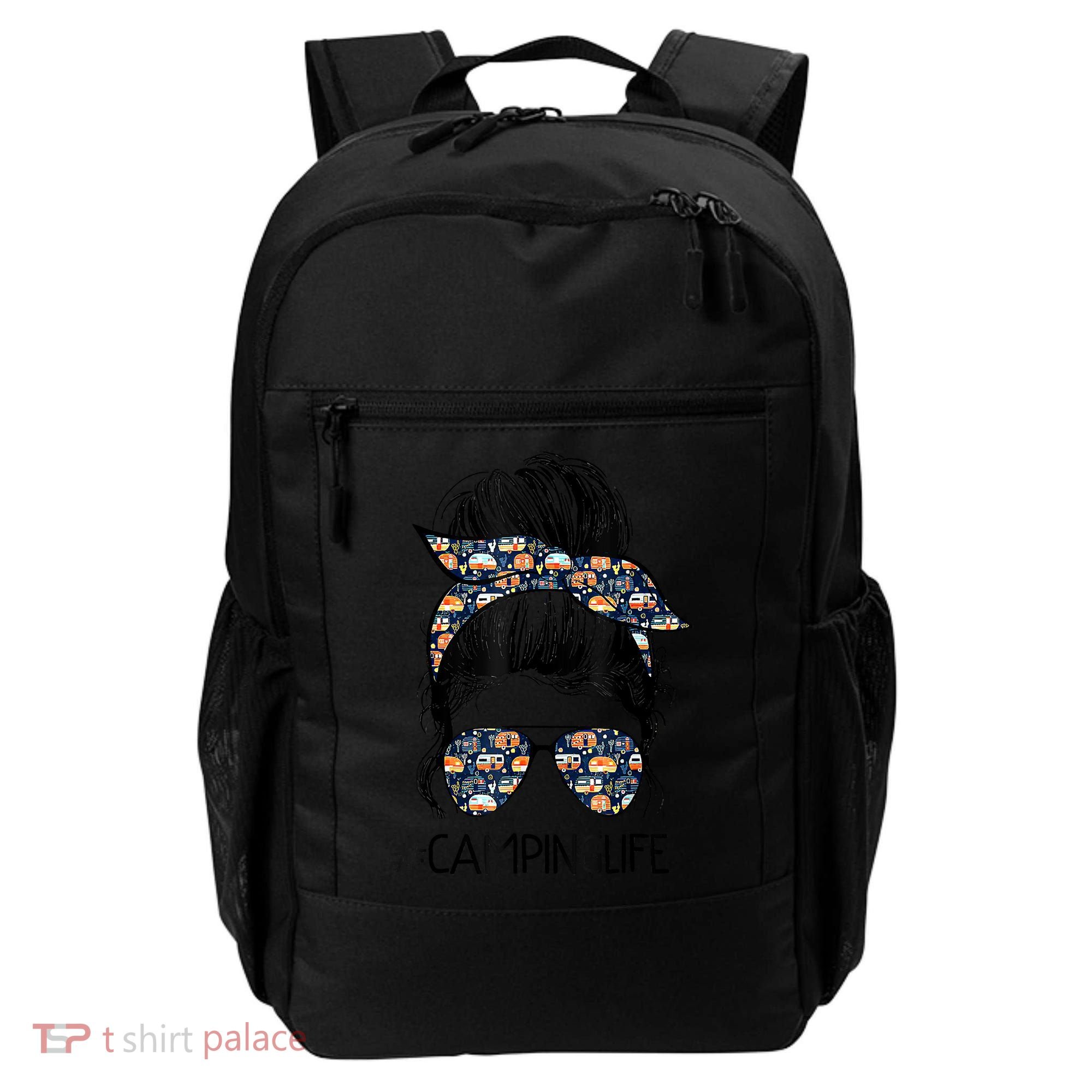 Camping Life Camping Lover Girl Outside Backpack