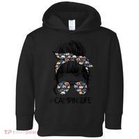 Camping Life Camping Lover Girl Outside Toddler Hoodie thumb 0