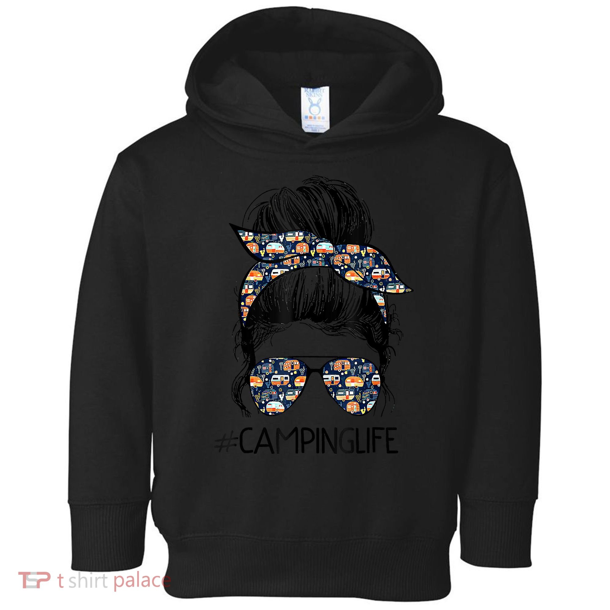 Camping Life Camping Lover Girl Outside Toddler Hoodie