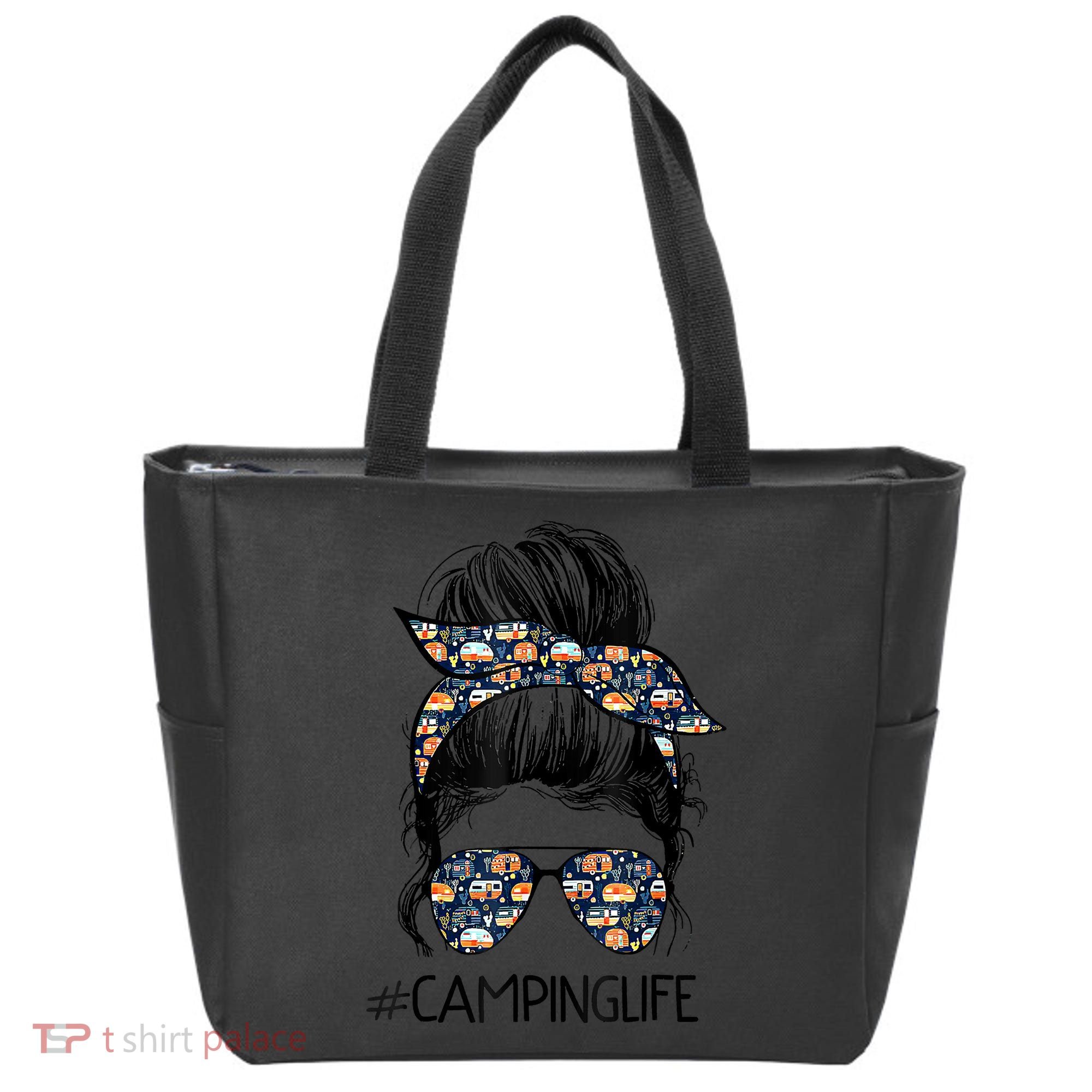 Camping Life Camping Lover Girl Outside Tote Bag