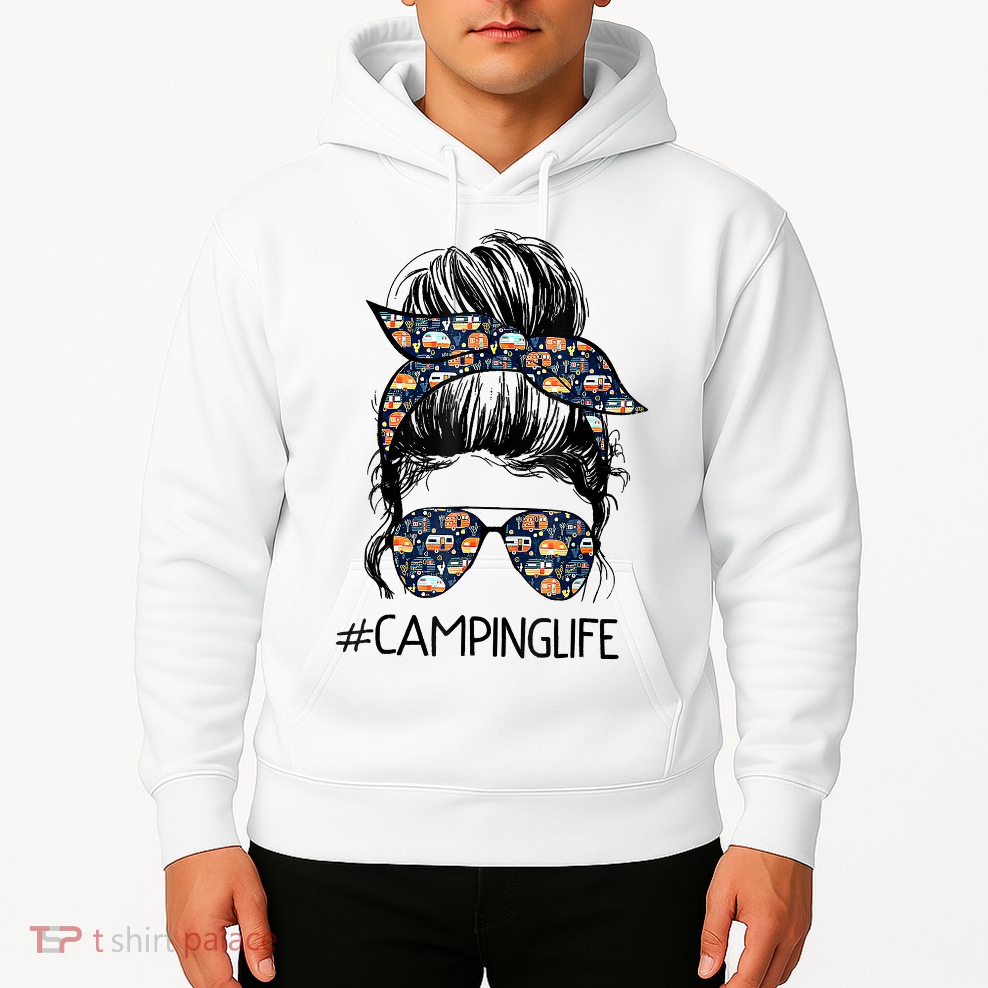 Camping Life Camping Lover Girl Outside Hoodie