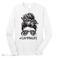 Camping Life Camping Lover Girl Outside Long Sleeve Shirt thumb 0