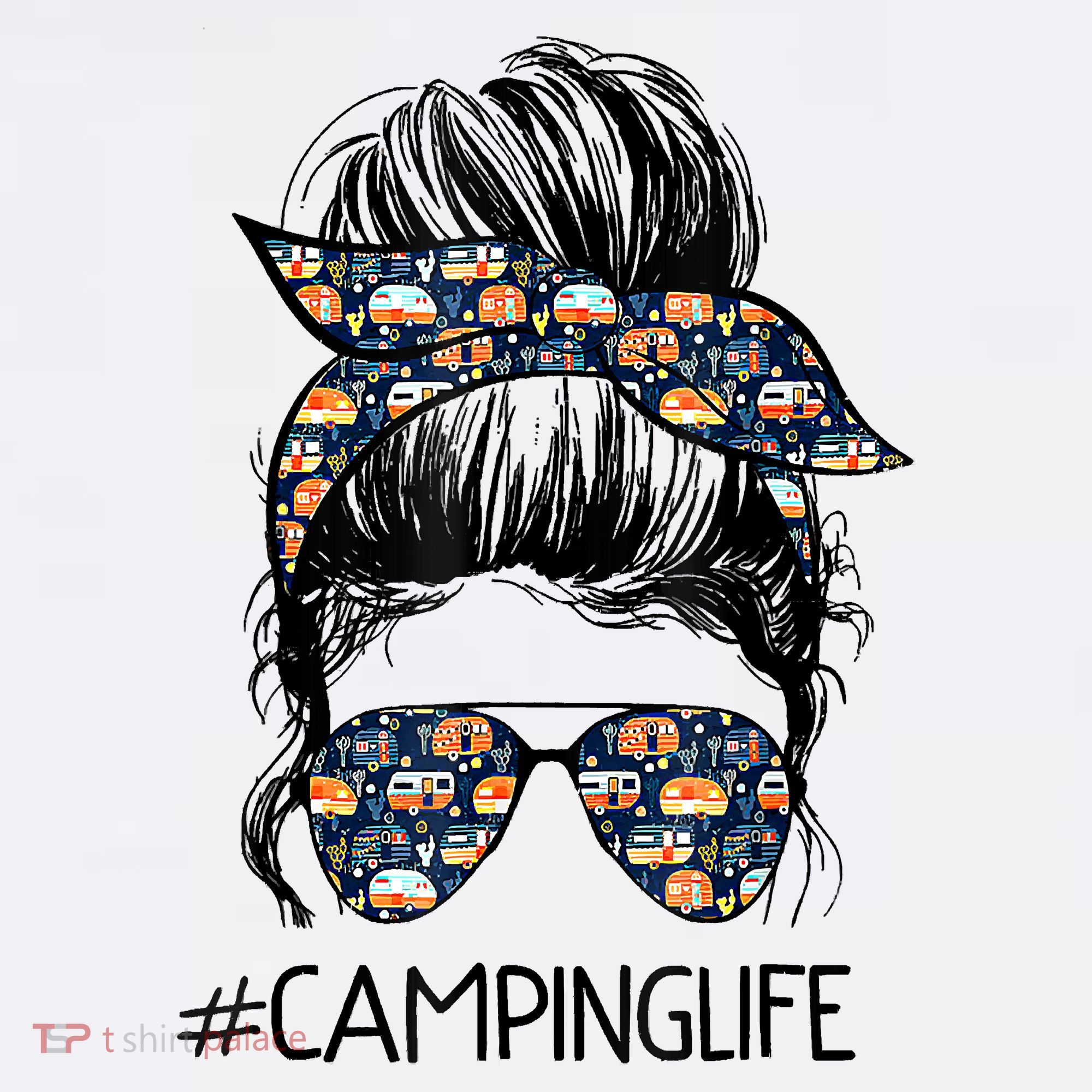 Camping Life Camping Lover Girl Outside Apron