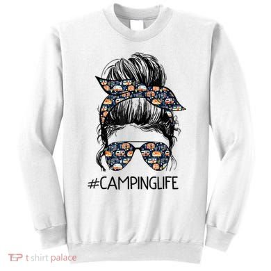 Camping Life Camping Lover Girl Outside Sweatshirt