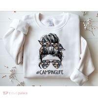 Camping Life Camping Lover Girl Outside Sweatshirt thumb 2
