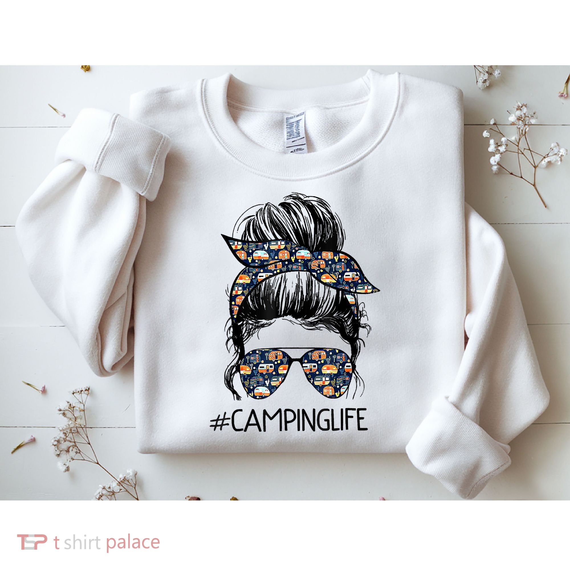 Camping Life Camping Lover Girl Outside Sweatshirt