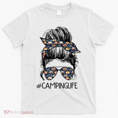 Camping Life Camping Lover Girl Outside T-Shirt