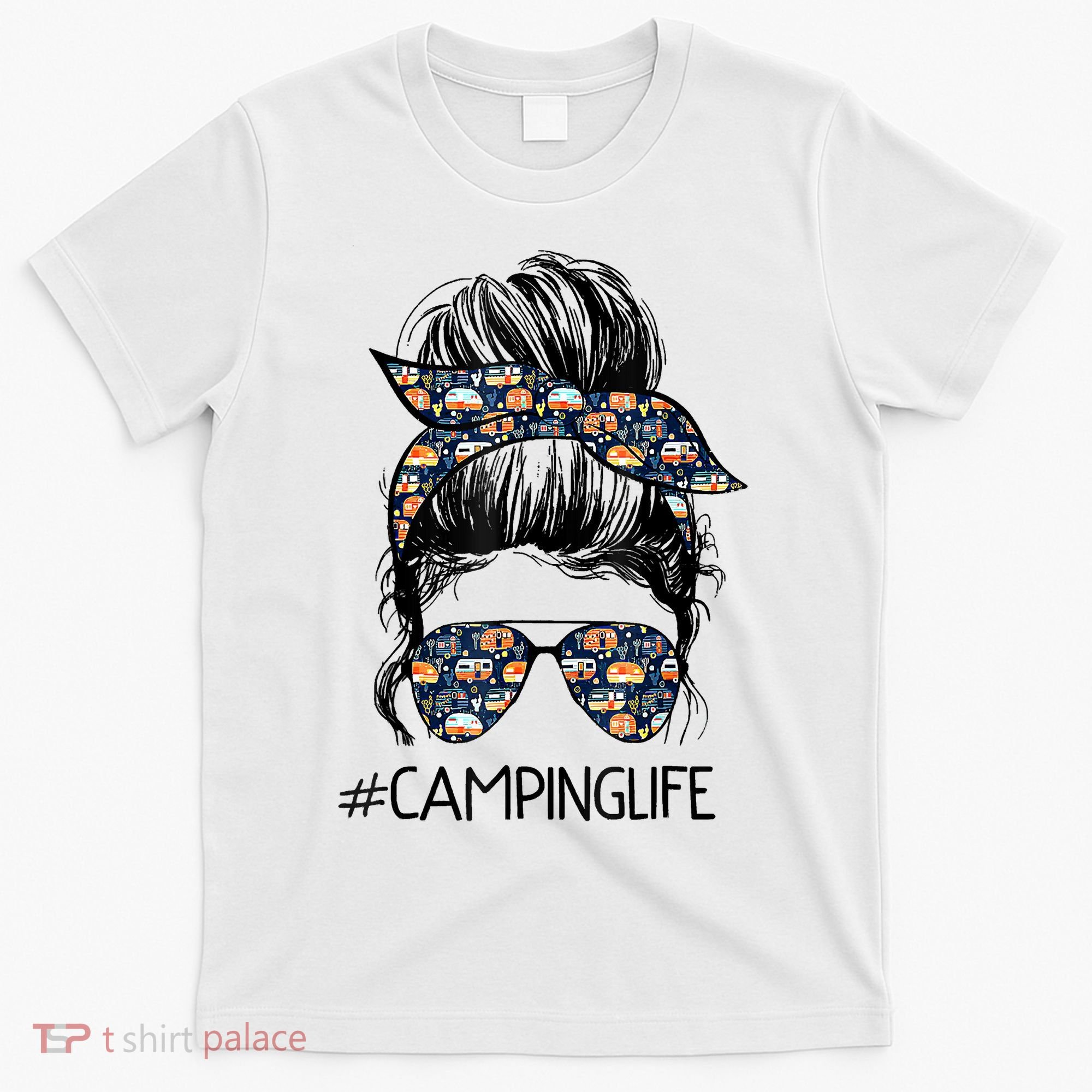 Camping Life Camping Lover Girl Outside T-Shirt
