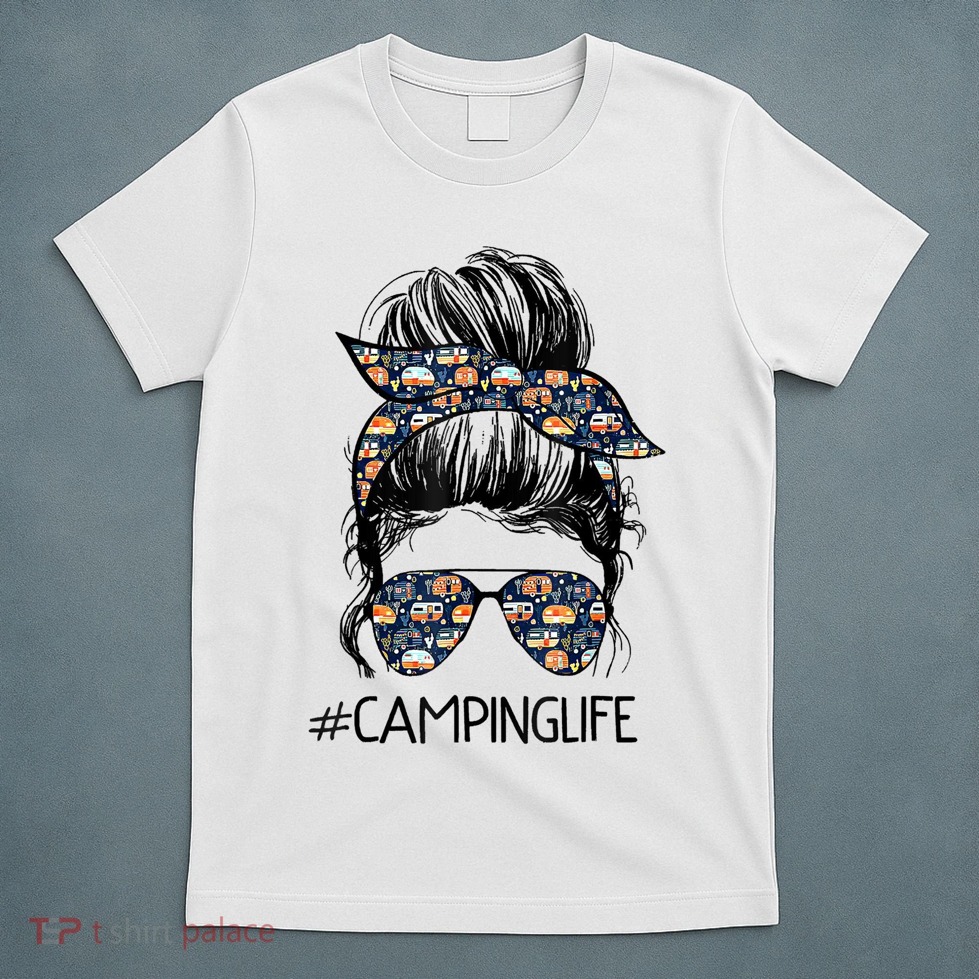 Camping Life Camping Lover Girl Outside T-Shirt