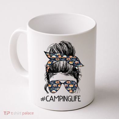 Camping Life Camping Lover Girl Outside Coffee Mug