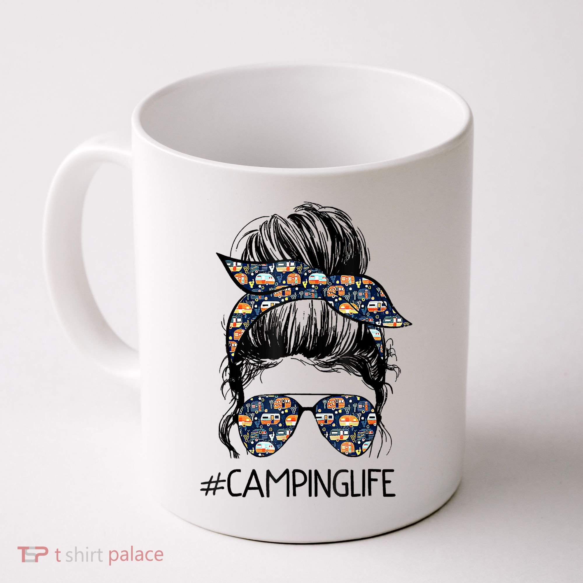 Camping Life Camping Lover Girl Outside Coffee Mug
