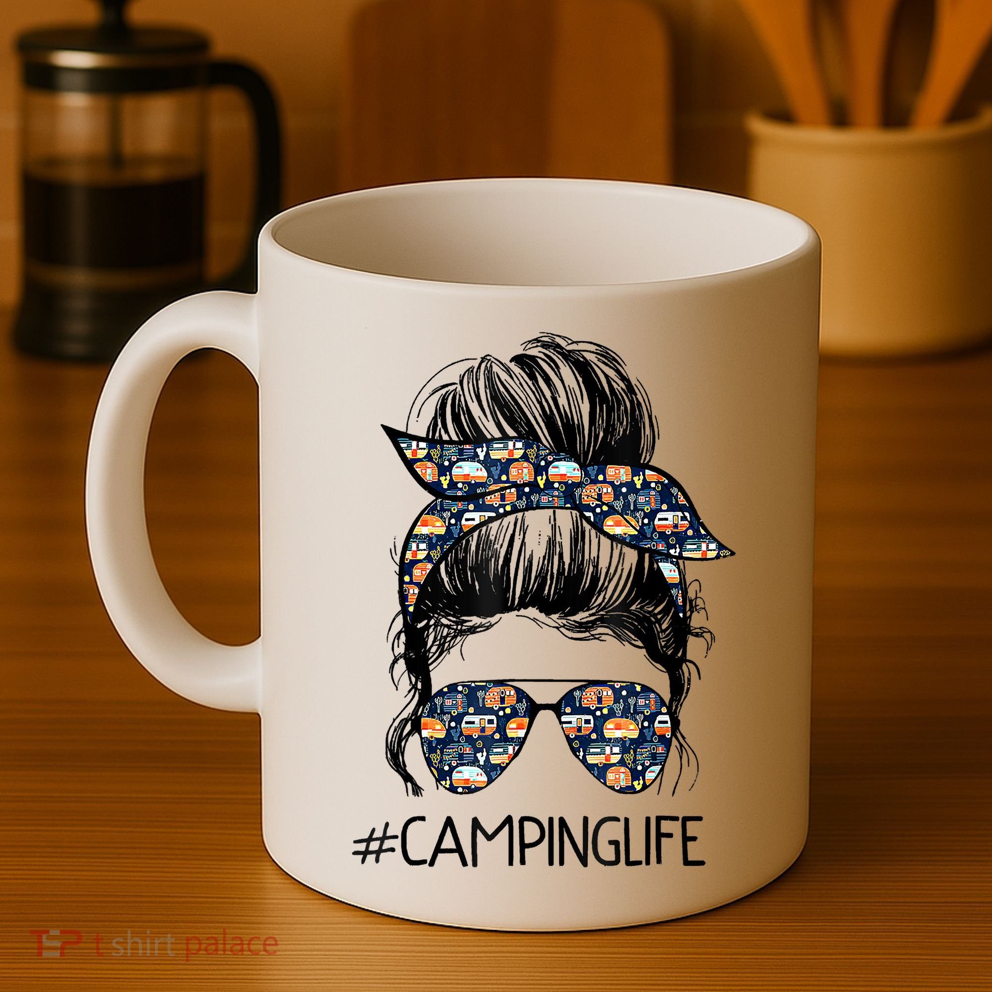 Camping Life Camping Lover Girl Outside Coffee Mug