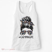 Camping Life Camping Lover Girl Outside Women's Tank Top thumb 0