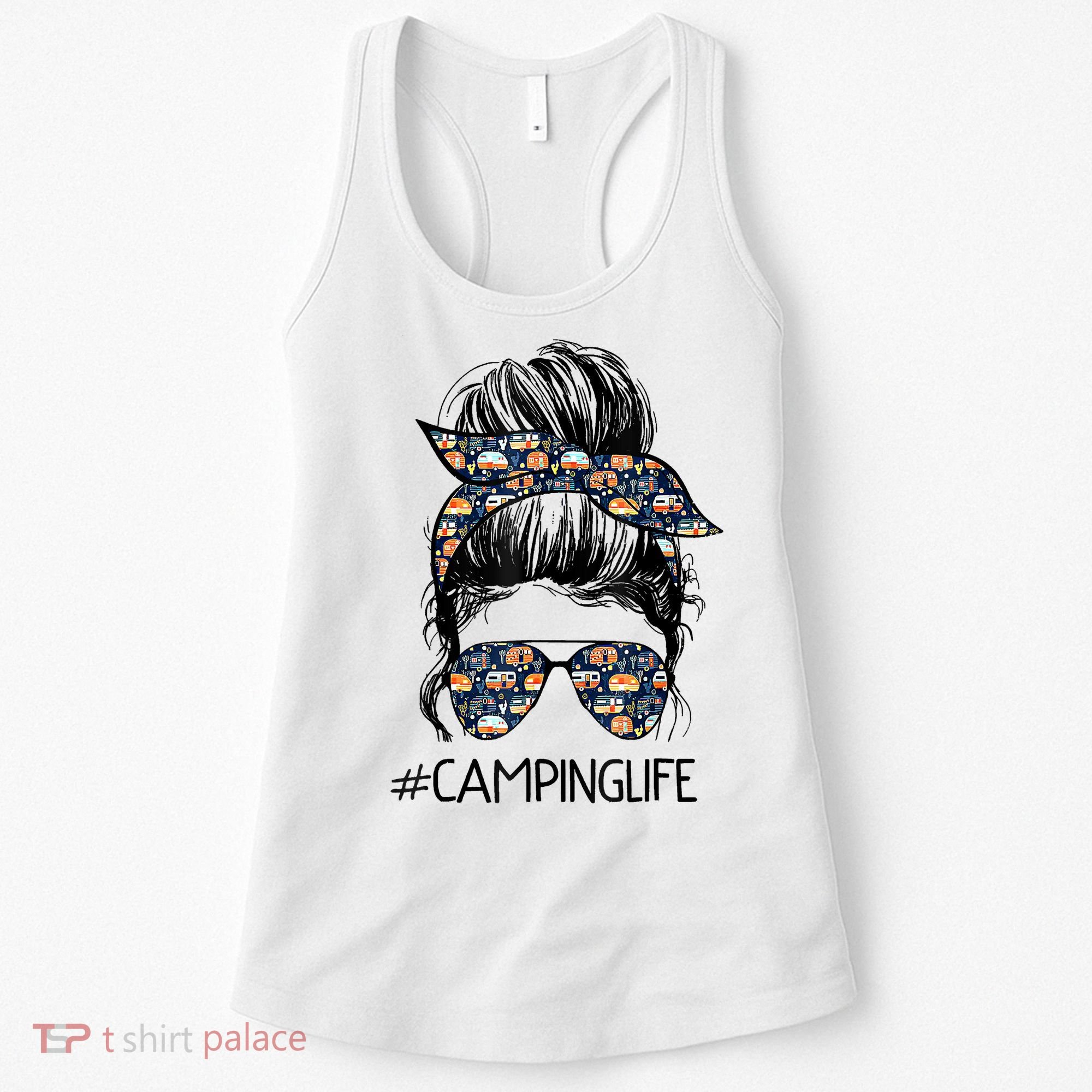 Camping Life Camping Lover Girl Outside Women's Tank Top