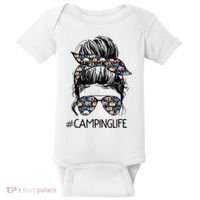 Camping Life Camping Lover Girl Outside Baby Bodysuit thumb 0