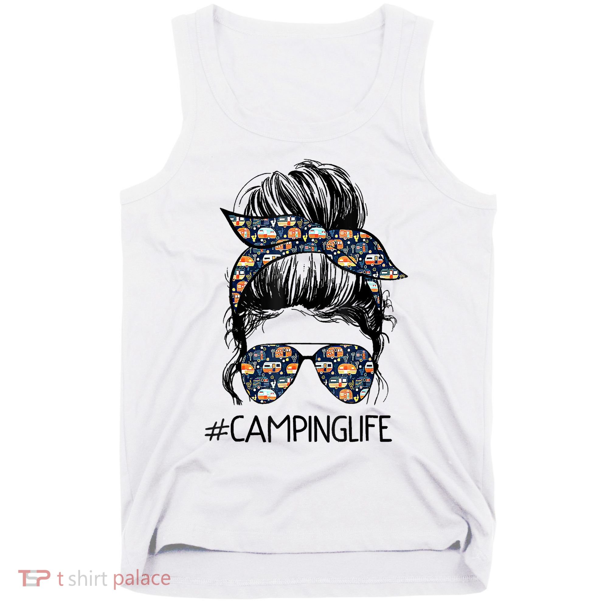 Camping Life Camping Lover Girl Outside Tank Top