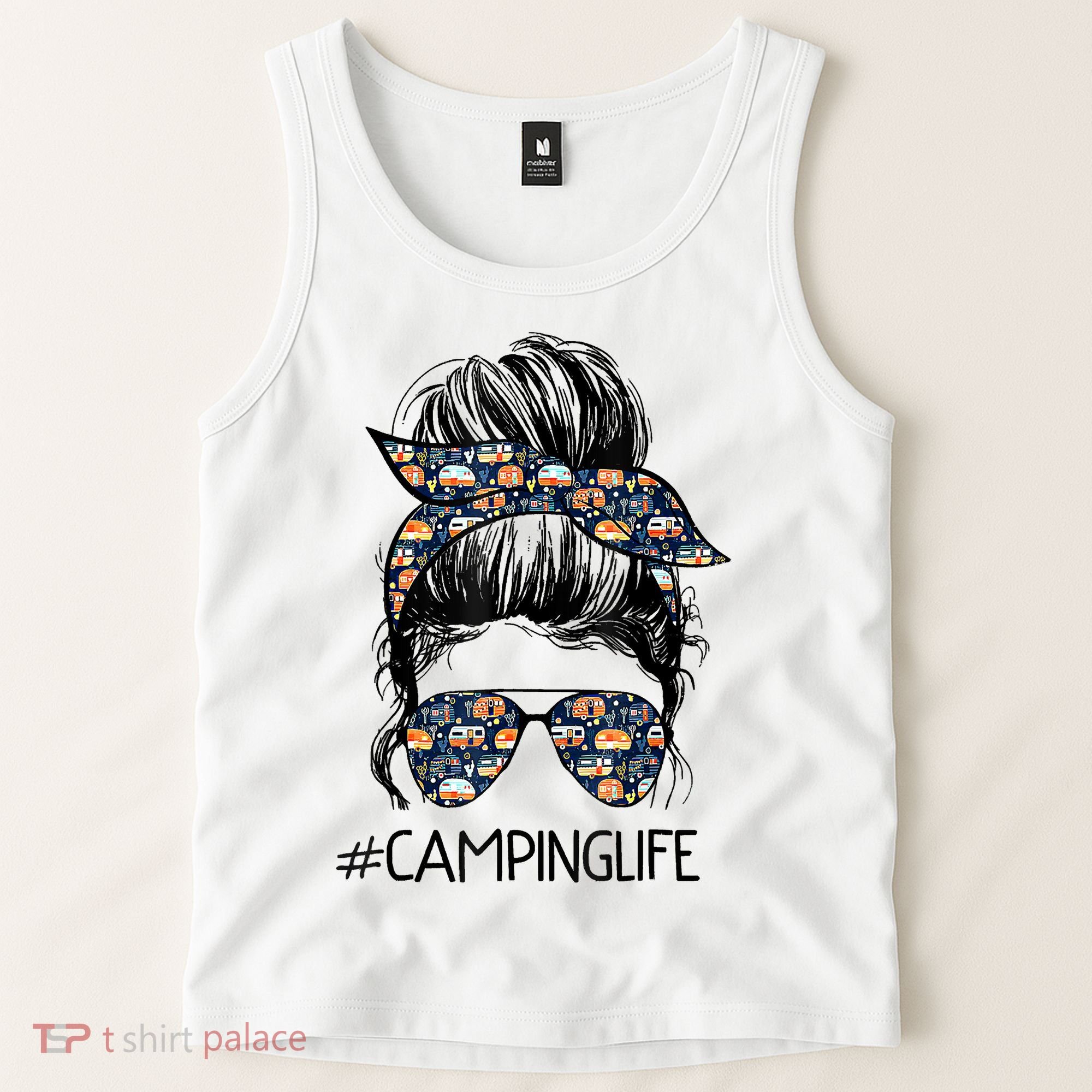 Camping Life Camping Lover Girl Outside Tank Top