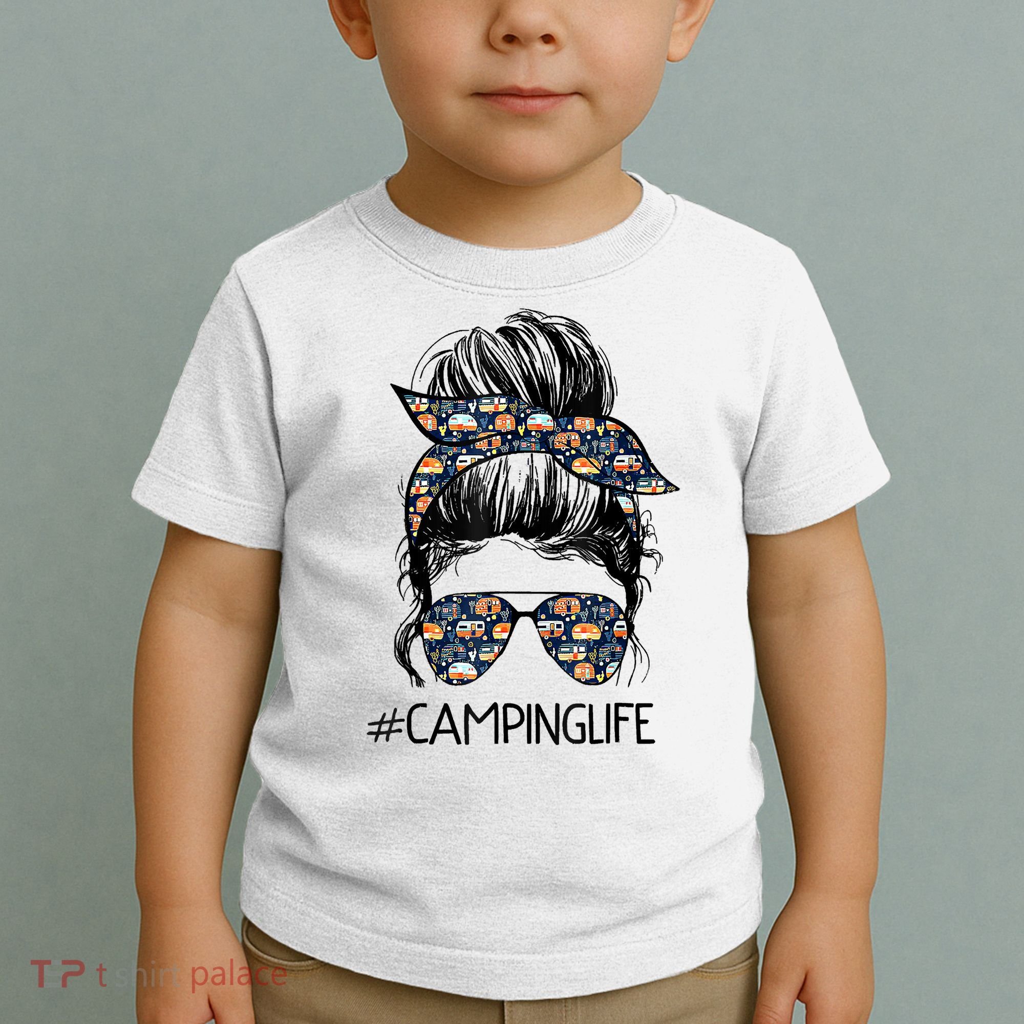 Camping Life Camping Lover Girl Outside Toddler T-Shirt