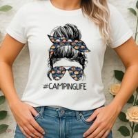 Camping Life Camping Lover Girl Outside Women's T-Shirt thumb 2
