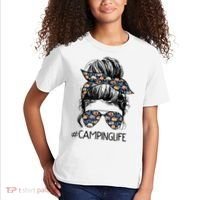 Camping Life Camping Lover Girl Outside Kids T-Shirt thumb 2
