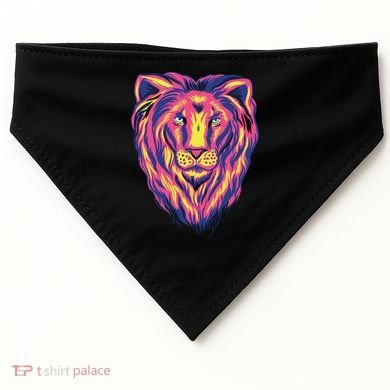 Colorful Lion USA-Made Doggie Bandana