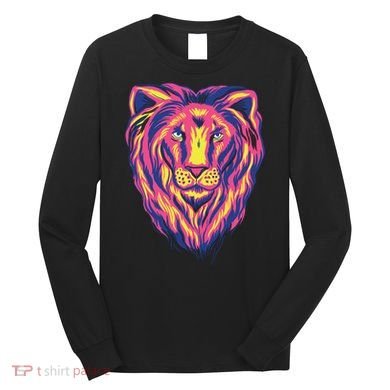 Colorful Lion Long Sleeve Shirt
