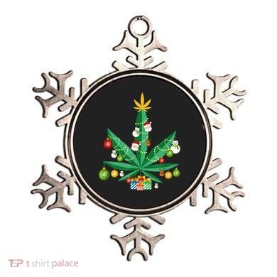 Cannabis Leaf Christmas Tree Ornament