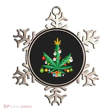 Cannabis Leaf Christmas Tree Ornament