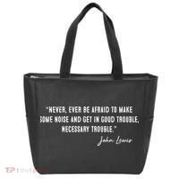 Congressman Lewis Civil Rights Hero Quote Good Trouble John Lewis Tote Bag thumb 0