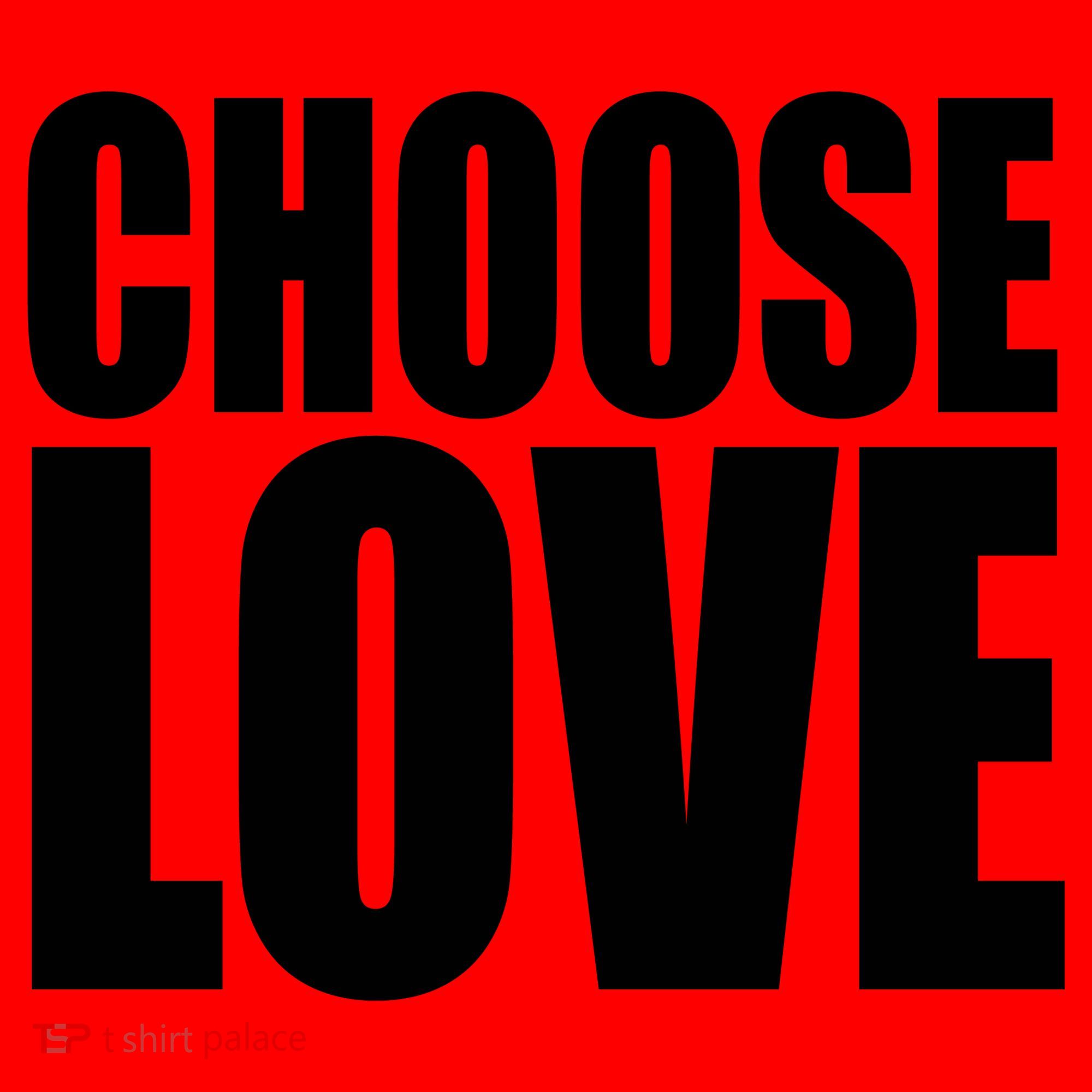 Choose Love Santa Hat