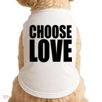 Choose Love Doggie Tank thumb 0