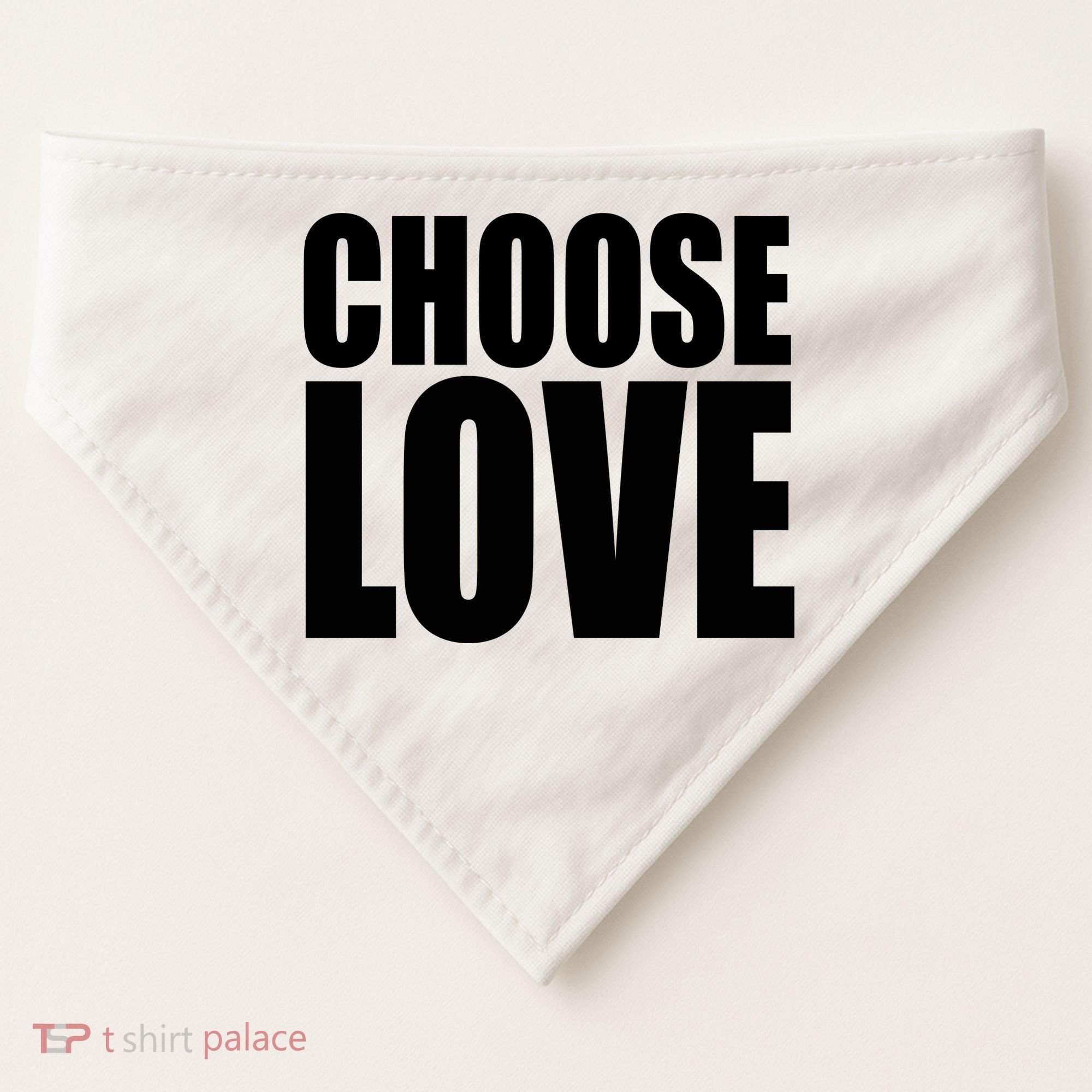 Choose Love USA-Made Doggie Bandana
