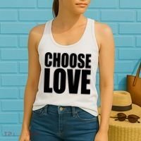 Choose Love Women's Tank Top thumb 2